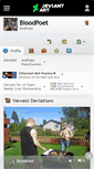 Mobile Screenshot of bloodpoet.deviantart.com