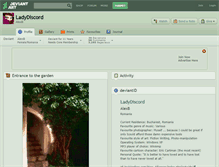 Tablet Screenshot of ladydiscord.deviantart.com