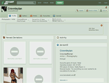 Tablet Screenshot of crownleyian.deviantart.com