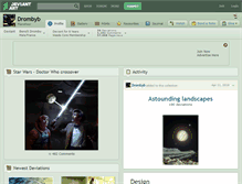 Tablet Screenshot of drombyb.deviantart.com