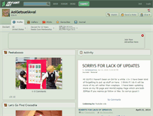 Tablet Screenshot of aoigetsueiawai.deviantart.com