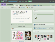 Tablet Screenshot of d20-girls.deviantart.com