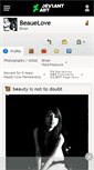 Mobile Screenshot of beauelove.deviantart.com