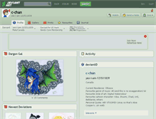 Tablet Screenshot of c-chan.deviantart.com