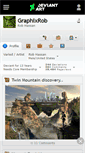 Mobile Screenshot of graphixrob.deviantart.com