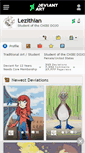 Mobile Screenshot of lezithian.deviantart.com