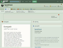 Tablet Screenshot of faeriefriend.deviantart.com