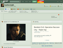 Tablet Screenshot of heatheryingnl.deviantart.com