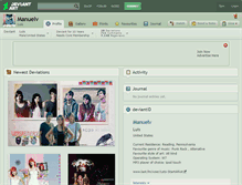 Tablet Screenshot of manuelv.deviantart.com