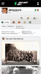 Mobile Screenshot of derpypyro.deviantart.com