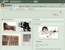 Tablet Screenshot of derpypyro.deviantart.com