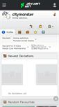 Mobile Screenshot of citymonster.deviantart.com