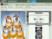 Tablet Screenshot of annasko.deviantart.com