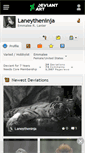 Mobile Screenshot of laneytheninja.deviantart.com