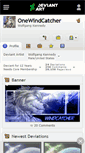 Mobile Screenshot of onewindcatcher.deviantart.com