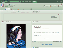 Tablet Screenshot of nanakashimada.deviantart.com