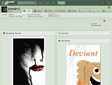 Tablet Screenshot of kohnah12.deviantart.com