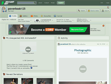 Tablet Screenshot of powerbook125.deviantart.com