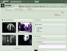 Tablet Screenshot of nyktalgia.deviantart.com