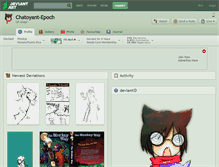 Tablet Screenshot of chatoyant-epoch.deviantart.com