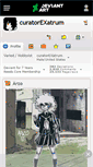 Mobile Screenshot of curatorexatrum.deviantart.com