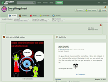 Tablet Screenshot of everythingzimart.deviantart.com