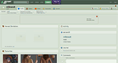 Desktop Screenshot of milbrandt.deviantart.com