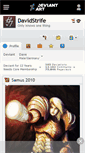 Mobile Screenshot of davidstrife.deviantart.com