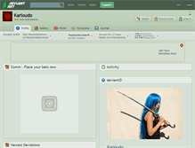 Tablet Screenshot of karioudo.deviantart.com