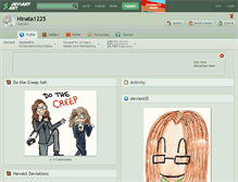 Tablet Screenshot of hinata1225.deviantart.com