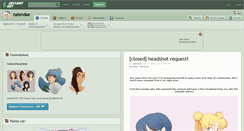 Desktop Screenshot of calendae.deviantart.com