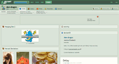 Desktop Screenshot of dee-dragon.deviantart.com