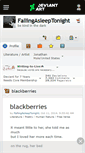 Mobile Screenshot of fallingasleeptonight.deviantart.com