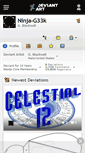 Mobile Screenshot of ninja-g33k.deviantart.com
