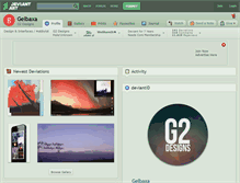 Tablet Screenshot of gelbaxa.deviantart.com