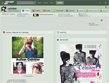 Tablet Screenshot of celniter.deviantart.com