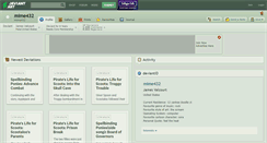 Desktop Screenshot of mime432.deviantart.com