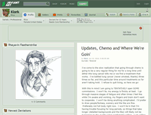 Tablet Screenshot of klork.deviantart.com