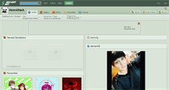 Desktop Screenshot of neonattack.deviantart.com