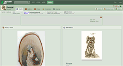 Desktop Screenshot of kwazar.deviantart.com