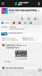 Mobile Screenshot of emo-girl-alexauchiha.deviantart.com