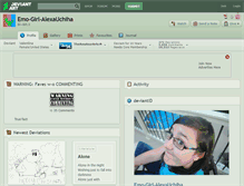Tablet Screenshot of emo-girl-alexauchiha.deviantart.com