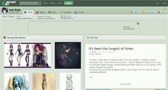 Desktop Screenshot of mai-ram.deviantart.com