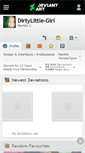 Mobile Screenshot of dirtylittle-girl.deviantart.com