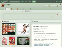 Tablet Screenshot of dawndove.deviantart.com