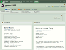 Tablet Screenshot of happyone52000.deviantart.com