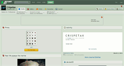 Desktop Screenshot of crispetax.deviantart.com