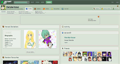 Desktop Screenshot of haruka-inoue.deviantart.com