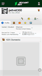 Mobile Screenshot of petvet300.deviantart.com
