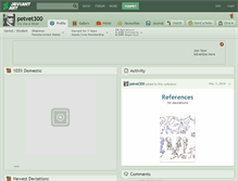 Tablet Screenshot of petvet300.deviantart.com